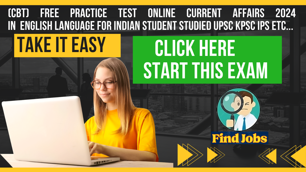 CBT Free Practice Test Online Current Affairs 2024